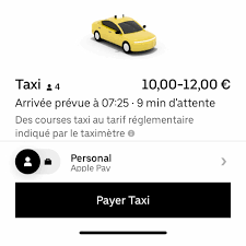 réserver uber taxi