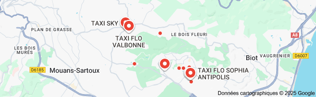 taxi valbonne