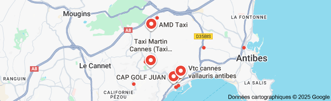 taxi vallauris