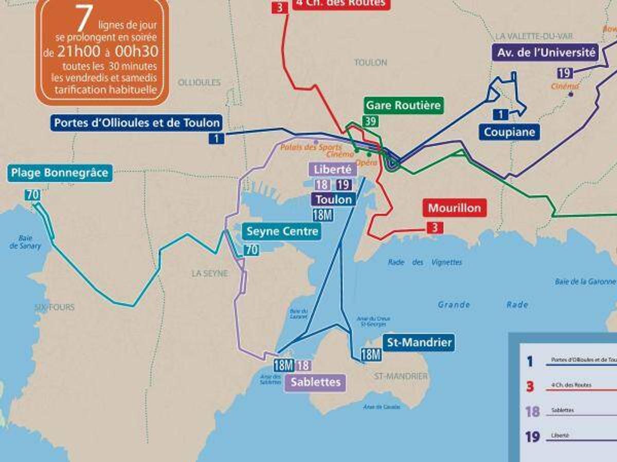 taxi bus toulon