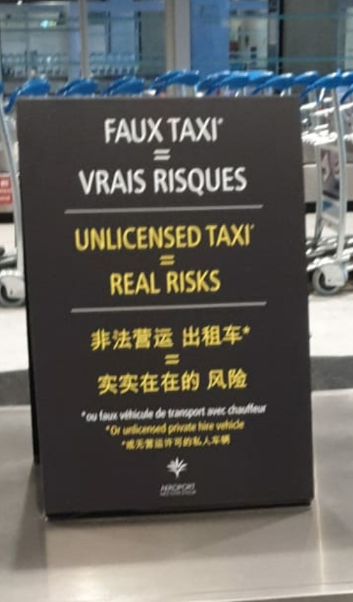 tarifs taxi nice aeroport